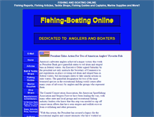 Tablet Screenshot of fishing-boating.com